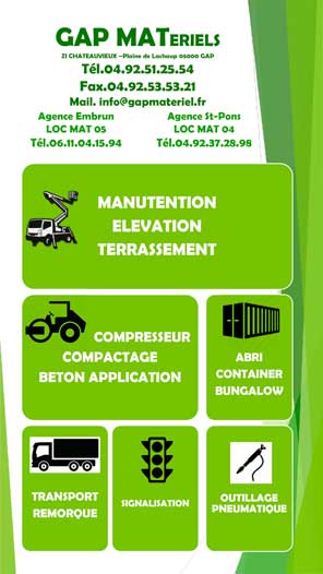 tarifs 2017 gapmateriels